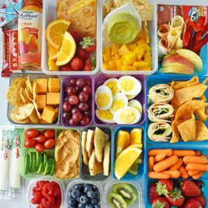 various bentgo lunch ideas close up.